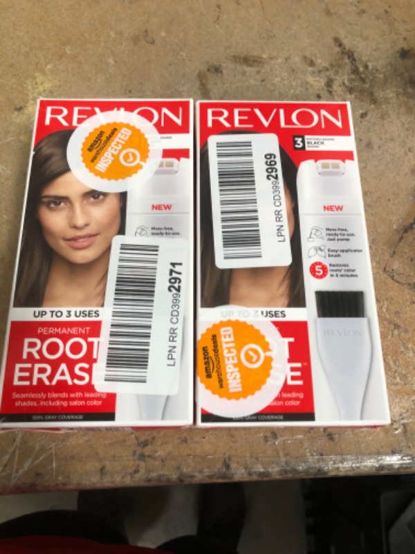 Photo 2 of *EXPIRED May 2022*
Root Erase Permanent Hair Color, Black (Pack of 2)
