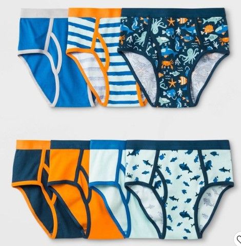 Photo 1 of Boys' 7pk Briefs - Cat & Jack™ Colors May Vary size xl

