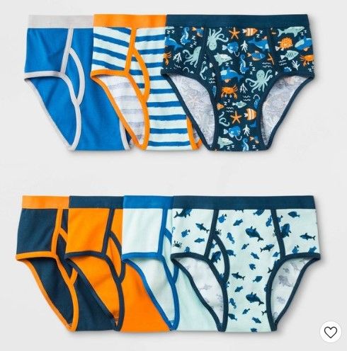 Photo 1 of Boys' 7pk Briefs - Cat & Jack™ Colors May Vary Size LARGE (12-14)
6 Units