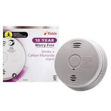 Photo 1 of 10-Year Worry Free Smoke & Carbon Monoxide Detector, Hardwired with 10 Year Battery Backup & Voice Alarm