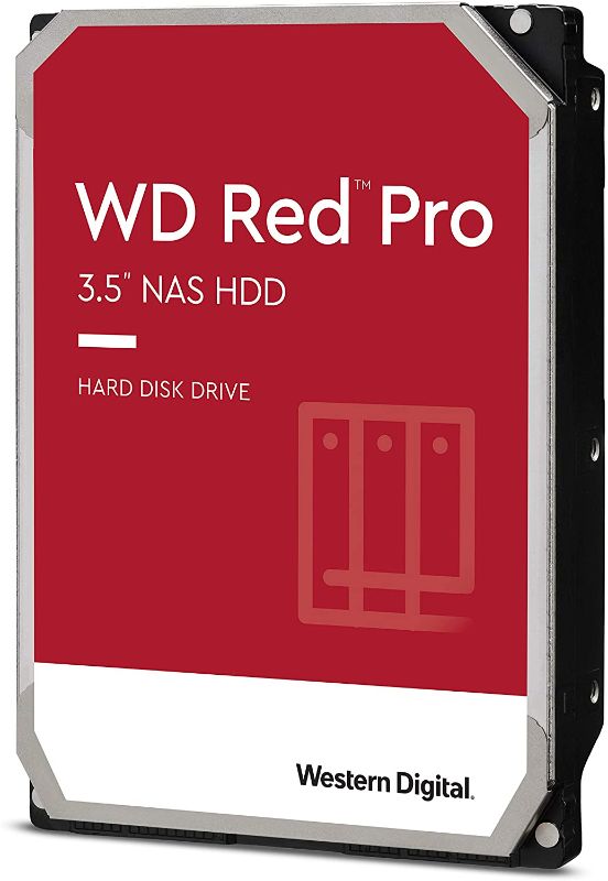 Photo 1 of Western Digital 6TB WD Red Pro NAS Internal Hard Drive HDD - 7200 RPM, SATA 6 Gb/s, CMR, 256 MB Cache, 3.5" - WD6003FFBX
