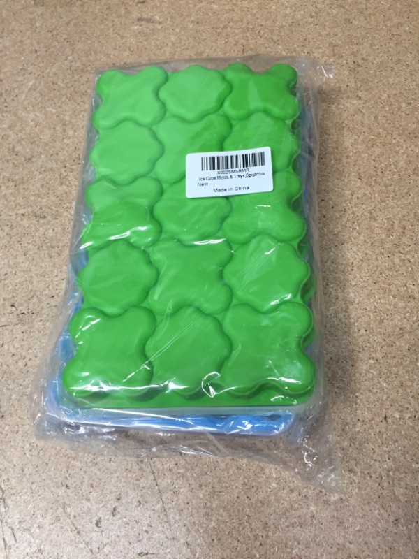 Photo 2 of Ice Cube Trays, Spightdex Ice Tray with Lids Removable & Anti-overflow, Silicone Ice Cube Tray Easy-Release, BPA Free, Flexible Ice Molds for Whiskey Cocktail Freezer Chilled Drinks
