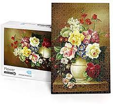 Photo 1 of ACELIST JIGSAW PUZZLE 1000 PIECE ADULT FLOWER PUZZLE