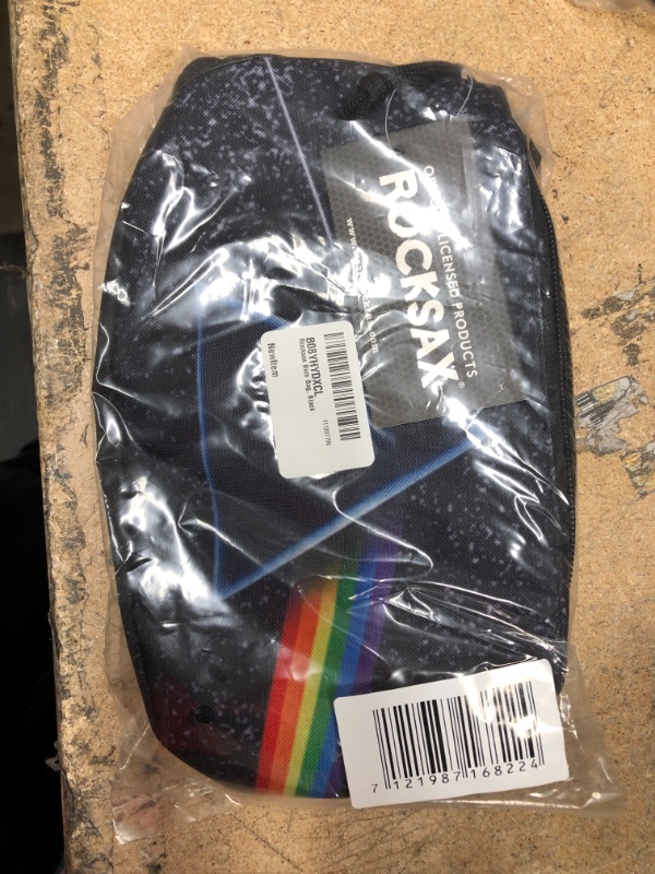 Photo 2 of ROCK Pink Floyd Bum Bag - The Dark Side Of The Moon, Black, (BUPFDSM01)
