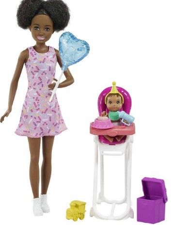 Photo 1 of BUNDLE Barbie Skipper Babysitters Inc Dolls and Playset - Pool
AND, Barbie Skipper Babysitters Inc Dolls and Playset - Black Hair

