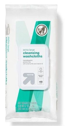 Photo 1 of 12PKS OF Extra Large Cleansing Cloths - 48ct - up & up

