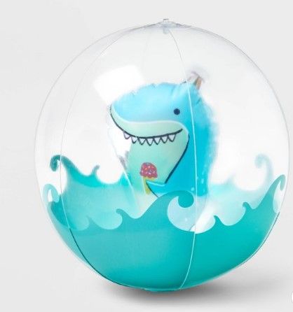 Photo 1 of BUNDLE OF 6, 17.5" Beach Ball Shark - Sun Squad™

