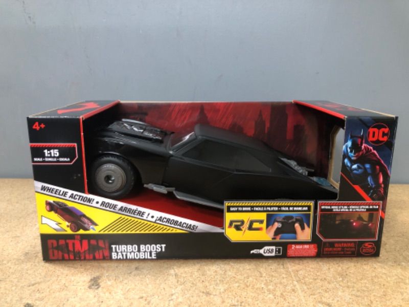 Photo 2 of DC Comics The Batman Turbo Boost Batmobile

