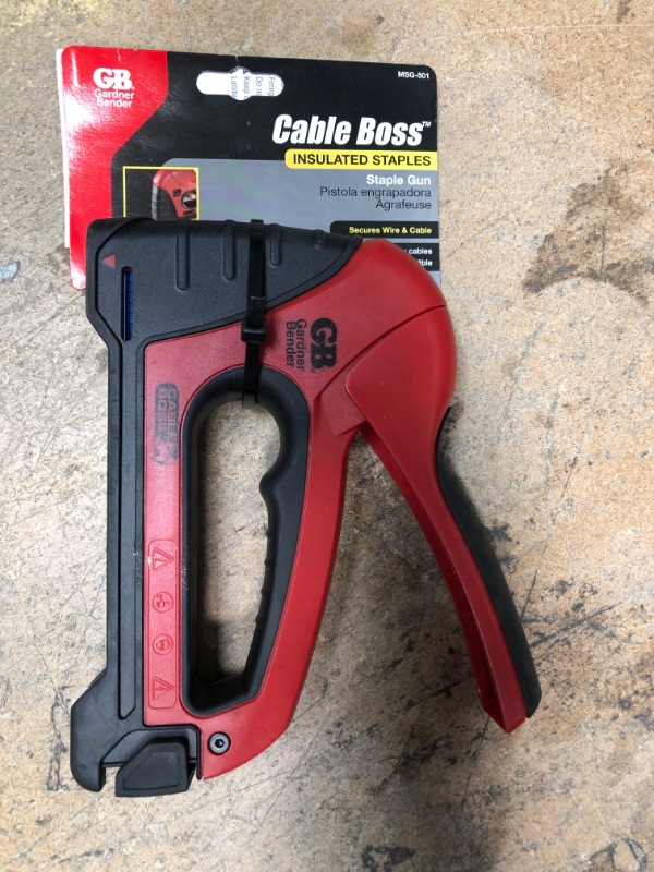 Photo 2 of 
Gardner Bender
Cable Boss Professional Grade Staple Gun for Secures NM, Coaxial, VDV, Low Voltage Wire and Cable
