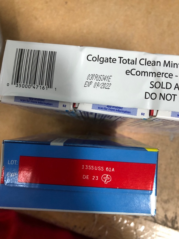 Photo 2 of *EXPIRES Sept 2022 and Dec 2023, NON REFUNDABLE*
Colgate Toothpaste (Pack of 6)
