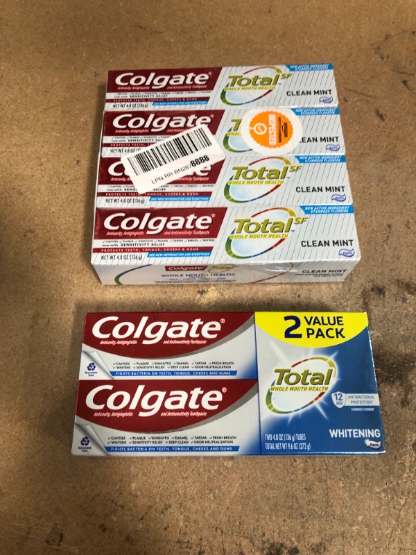 Photo 1 of *EXPIRES Sept 2022 and Dec 2023, NON REFUNDABLE*
Colgate Toothpaste (Pack of 6)
