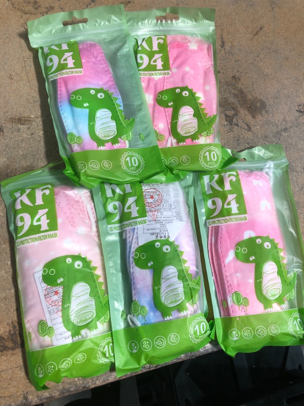 Photo 2 of 50Pcs KF-94 Face Masks with 3D Designs