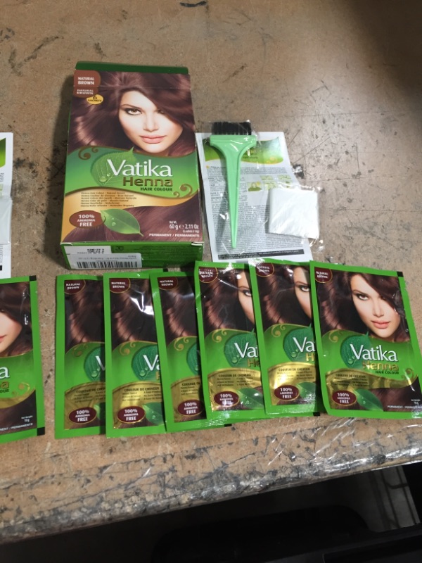 Photo 3 of *EXPIRES Feb 2024*
Vatika Henna Hair Colour- Natural Brown 60gms (2 pack)
