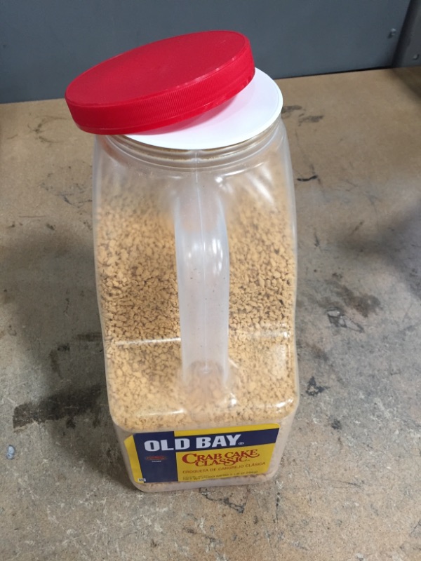 Photo 2 of *EXPIRED May 2022, NON REFUNDABLE*
OLD BAY Crab Cake Classic Seasoning Mix, 5 lb - One 5 Pound Container of Crab Cake Seasoning with Premium Blend of Bread Crumbs and Herbs to Make Extraordinary Crab Cakes
