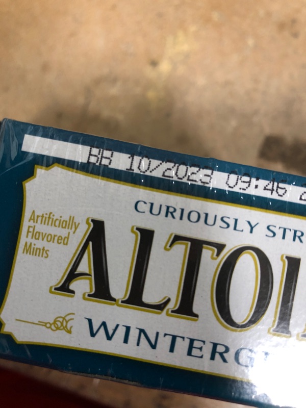 Photo 3 of *EXPIRES Oct 2023, NON REFUNDABLE*
ALTOIDS Classic Wintergreen Breath Mints, 1.76 Ounce - 6 Count (Pack of 2)
