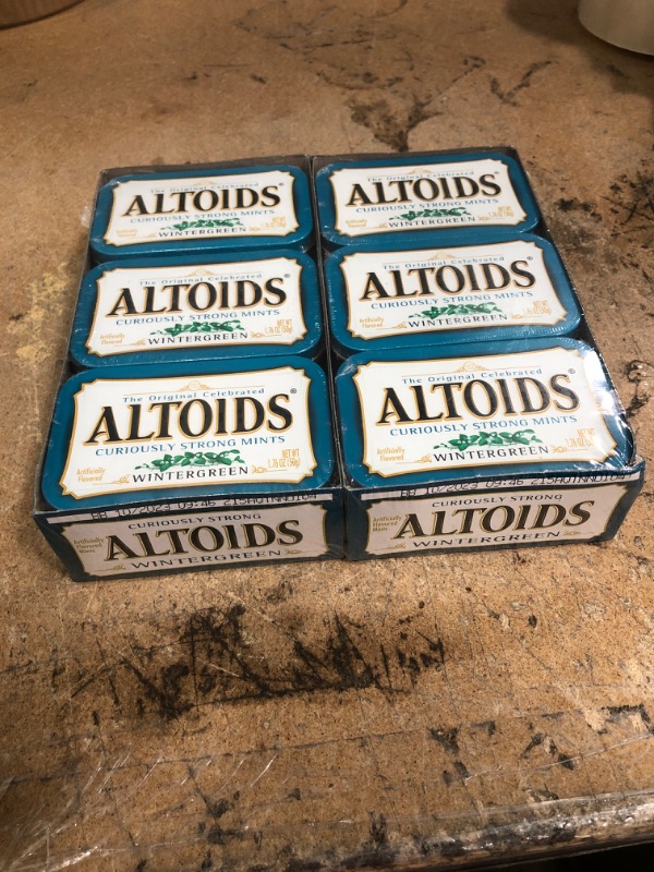 Photo 2 of *EXPIRES Oct 2023, NON REFUNDABLE*
ALTOIDS Classic Wintergreen Breath Mints, 1.76 Ounce - 6 Count (Pack of 2)
