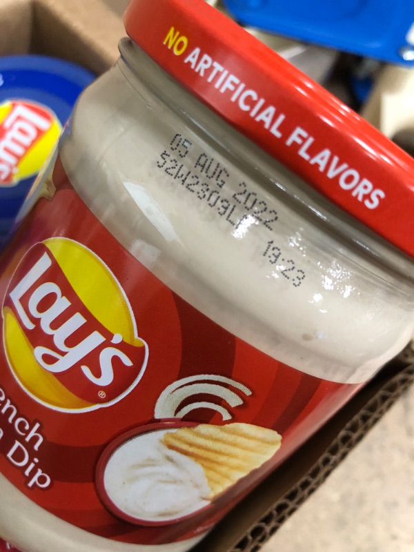 Photo 3 of *EXPIRES Aug and Sept 2022, NON REFUNDABLE*
Lay's Dip Variety Pack, French Onion & Smooth Ranch, 15 Oz Jars, 4 Count
