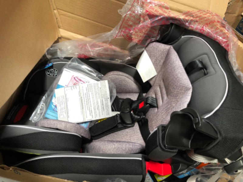 Photo 2 of Graco SlimFit 3 in 1 Car Seat -Slim & Comfy Design Saves Space in Your Back Seat, Darcie, One Size
