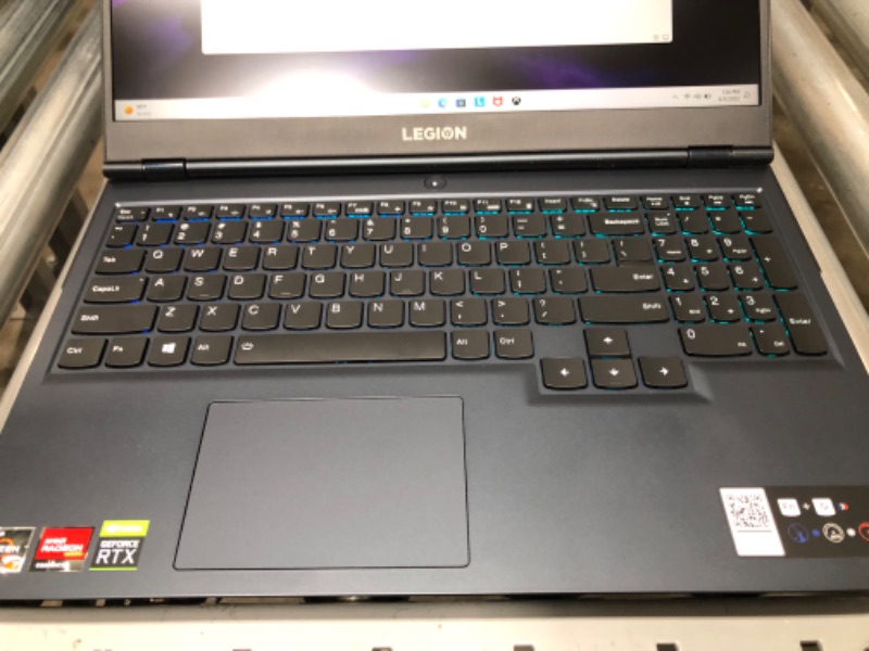 Photo 7 of Lenovo - Legion 5 - Gaming Laptop - 15.6" FHD Display - AMD Ryzen 7 5800H - 16GB RAM - 512GB Storage - NVIDIA GeForce RTX 3050Ti - Windows 11 Home - Phantom Blue
