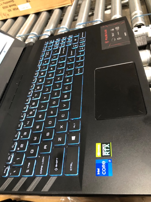 Photo 7 of MSI Pulse GL66 Gaming Laptop: 15.6" 144Hz FHD 1080p Display, Intel Core i7-11800H, NVIDIA GeForce RTX 3070, 16GB, 512GB SSD, Win10, Black (11UGK-001)
