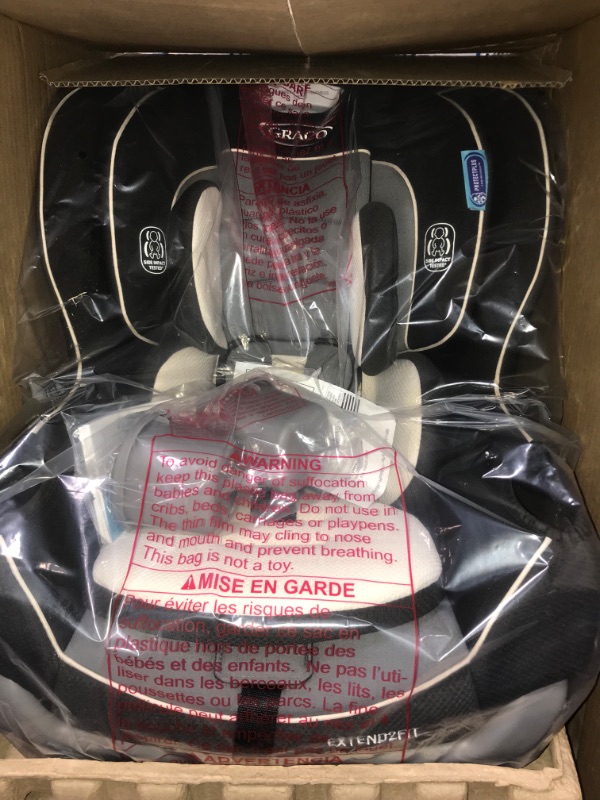 Photo 1 of Graco Extend2Fit Convertible Car Seat, Ride Rear Facing Longer with Extend2Fit, Gotham
