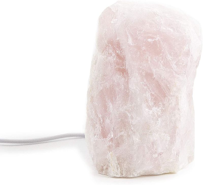 Photo 1 of Beverly Oaks Rose Quartz Crystal Lamp - Pink Quartz Light - The Original Love Stone
