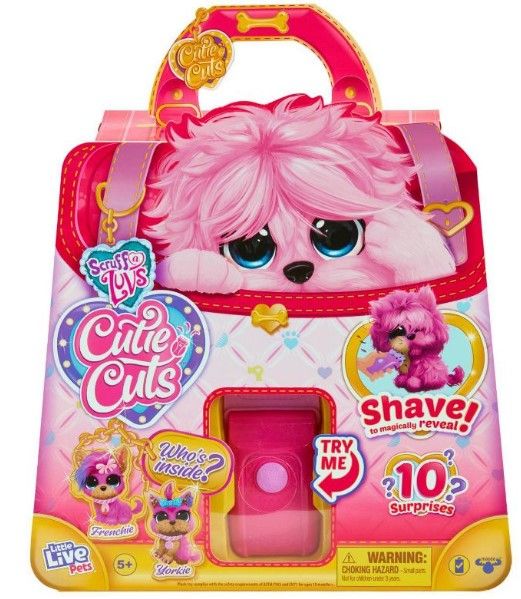 Photo 1 of 2CT Little Live Pets Scruff-A-Luvs Cutie Cuts - Pink