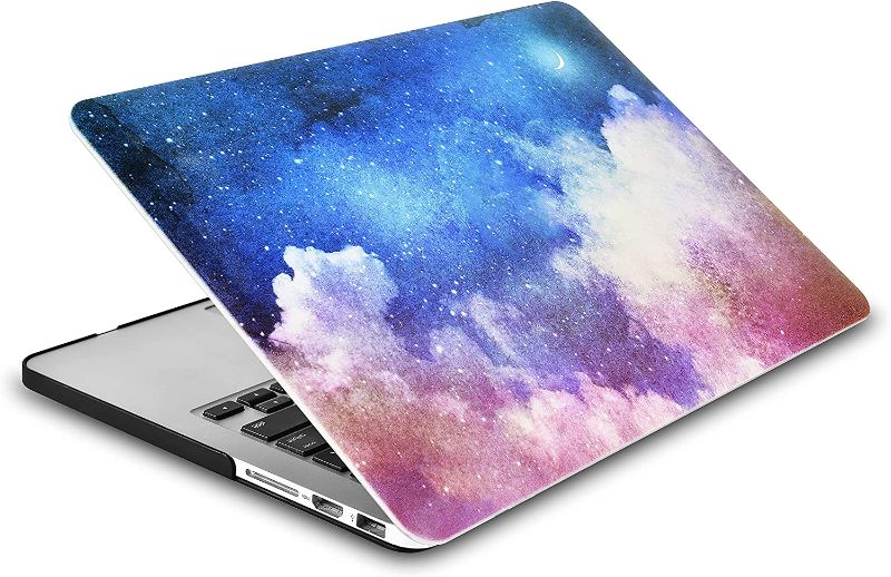 Photo 1 of KECC Compatible with MacBook Air 13 inch Case 2022 2021 2020 Release A2337 M1 A2179 Retina Display + Touch ID Protective Plastic Hard Shell + Keyboard Cover (Night Sky 2)
