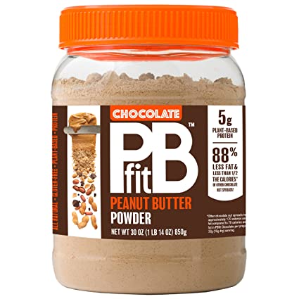 Photo 1 of **EXPIRES  SEP2023, NONREFUNDABLE** PBfit All-Natural Chocolate Peanut Butter Powder, Powdered Peanut Spread from Real Roasted Pressed Peanuts and Cocoa, 5g of Protein (30 oz.)

