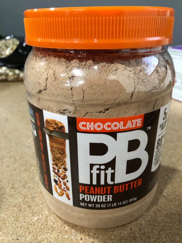 Photo 3 of **EXPIRES  SEP2023, NONREFUNDABLE** PBfit All-Natural Chocolate Peanut Butter Powder, Powdered Peanut Spread from Real Roasted Pressed Peanuts and Cocoa, 5g of Protein (30 oz.)
