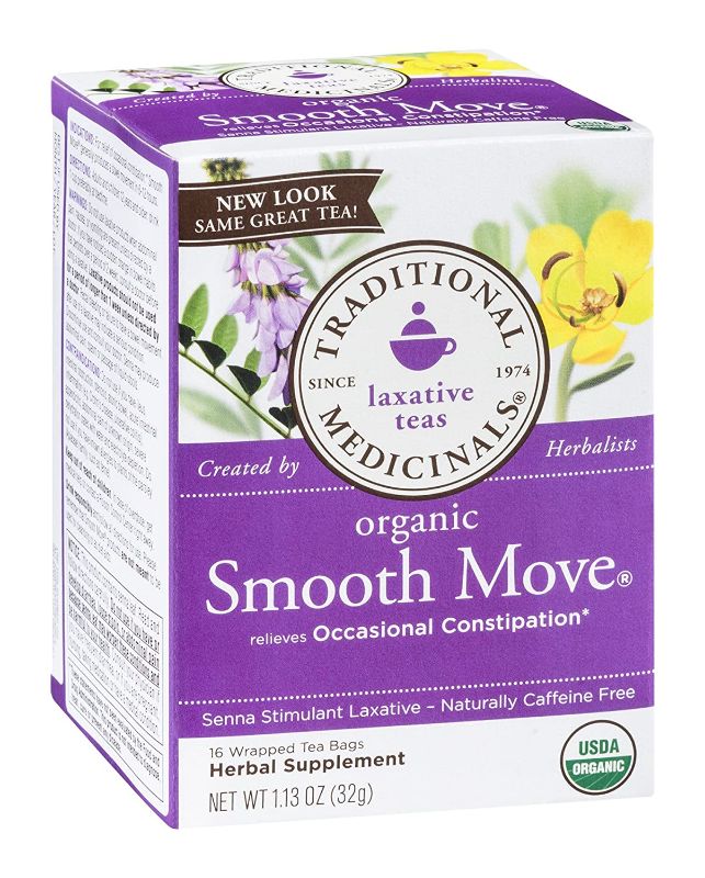 Photo 1 of **EXPIRES JUL2024, NONREFUNDABLE** Traditional Medicinals Tea Smooth Move Laxati
SET OF 4