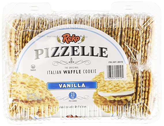Photo 1 of **EXPIRES MARCH/2022 NOT REFUNDABLE** Reko Pizzelle Italian Waffle Cookie 20oz. Vanilla
