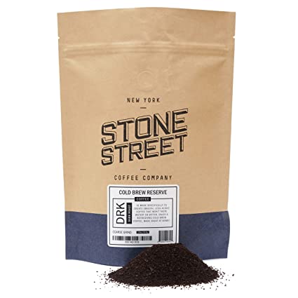 Photo 1 of **EXPIRES JUN23/2022 NOT REFUNDABLE** Stone Street Cold Brew Coffee, Strong & Smooth Blend, Low Acid, 100% Arabica, Gourmet Coffee, Coarse Ground, Dark Roast, Colombian Single Origin, 1 LB
