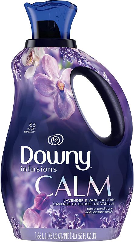 Photo 1 of **SET OF 3** DOWNY Infusions Liquid Fabric Softener, Calm, Lavender & Vanilla Bean, 56 fl oz

