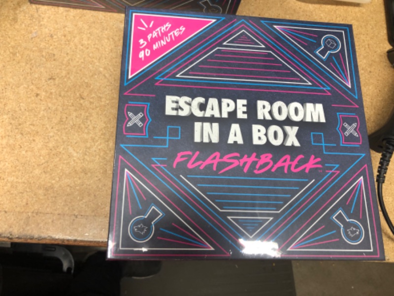 Photo 2 of 4 GAMEBOARDS
Escape Room in a Box: Flashback for 2-8 Players Ages 13 Years and up
