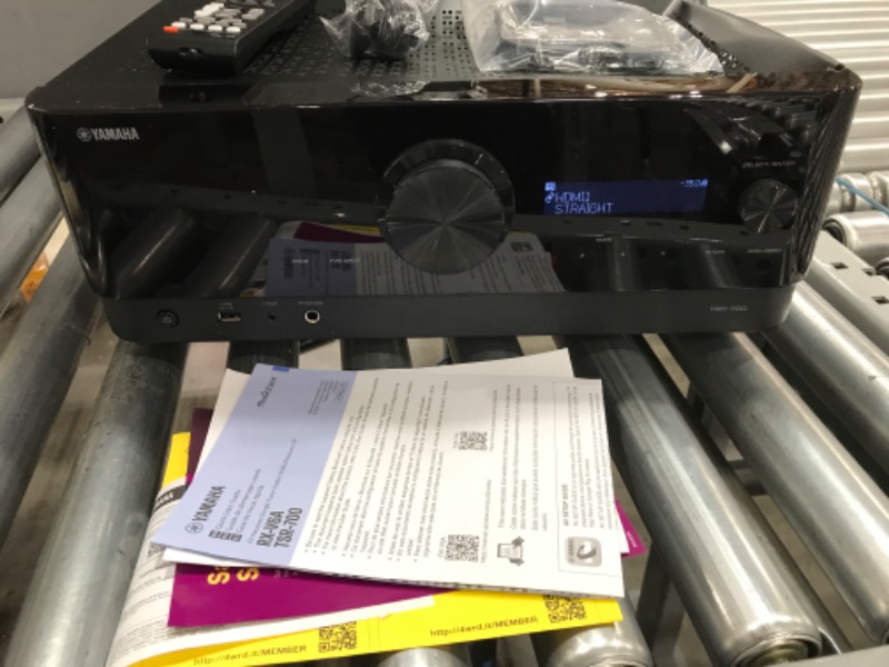 Photo 1 of ***PARTS ONLY*** Yamaha TSR-700 7.1 Channel AV Receiver with 8K HDMI and MusicCast 