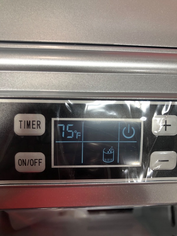 Photo 1 of FRIGIDAIRE EFIC452-SS 40 Lbs Extra Large Clear Maker, Stainless Steel, Makes Square Ice
