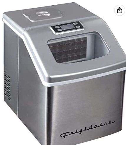 Photo 1 of FRIGIDAIRE EFIC452-SS 40 Lbs Extra Large Clear Maker, Stainless Steel, Makes Square Ice