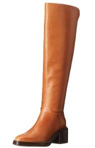 Photo 1 of Franco Sarto Women's Dorica Knee High Boot Cognac 8.5 