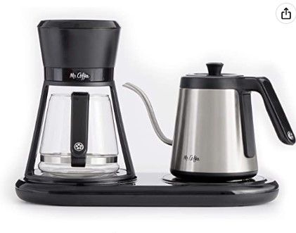 Photo 1 of Mr. Coffee BVMC-PO19B All-in-One Pour Over Coffee Maker, 6 Cups, Black