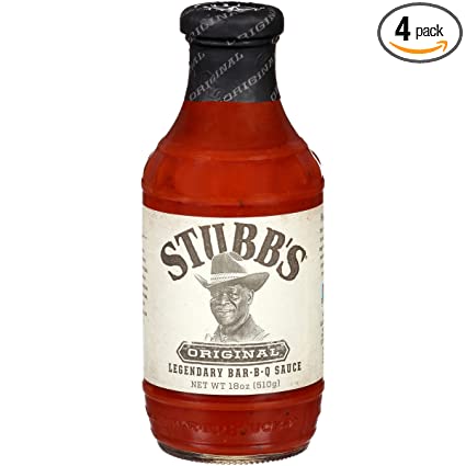 Photo 1 of **EXPIRES AUG26/2022**V Stubb's Original BBQ Sauce, 18 oz (Pack of 4)
