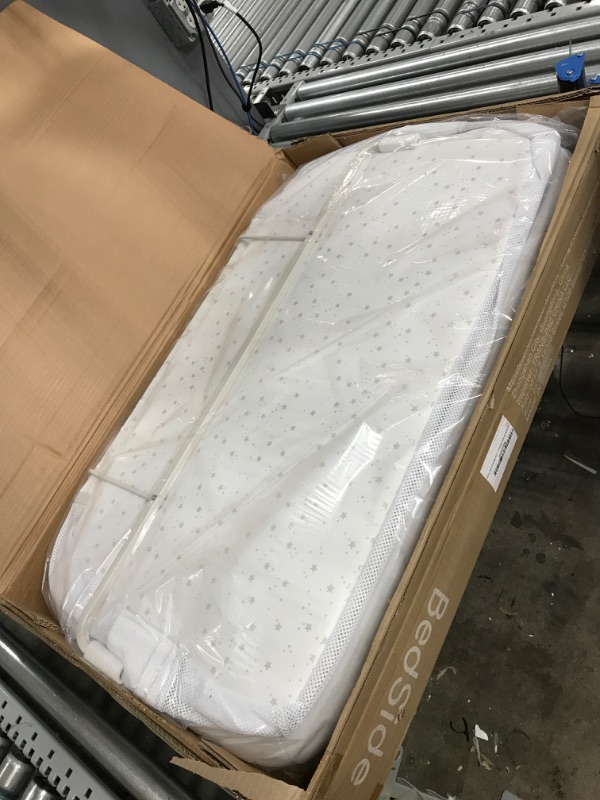 Photo 3 of Angelbliss bassinet white cozy mattress off white