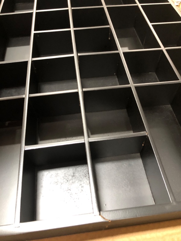 Photo 1 of **DAMAGED** Gallery Solutions 17x32 Shot Cabinet with Glass Front, Black Display Cases, 17" x 32"
