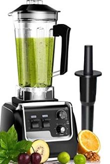 Photo 1 of Professional Countertop Blender, Blender for kitchen Max 2200W High Power Home and Commercial Blender with Timer?Blender with Variable Speed for Frozen Fruit?, Crushing Ice, Veggies, Shakes and Smoothie 64 oz Container & 32000 RPM
