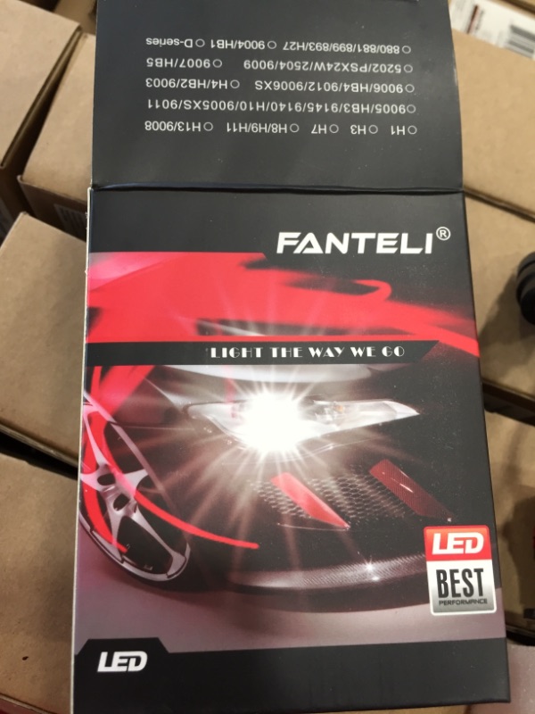 Photo 4 of FANTELI 9005/HB3 LED Headlight Bulbs All-in-One Conversion High Beam Kit - 72W 8000LM 6000K Cool White 9145/9140/H10 Fog Driving Light Lamp Replacments