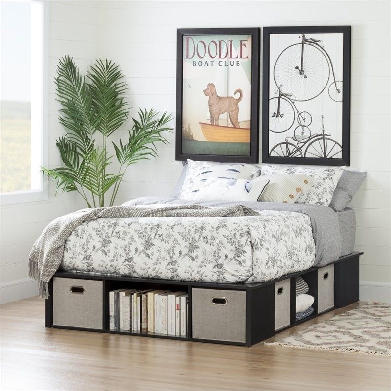 Photo 1 of ***MISSING ANOTHER BOX*** south shore flexible- full -platform bed in expresso - 10487