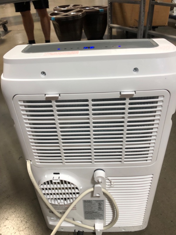 Photo 8 of Black+Decker BPACT08WT Portable Air Conditioner With Remote Control (5,000 BTU DOE) (8,000 BTU ASHRAE)
