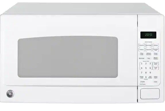 Photo 1 of GE 2.0 cu. ft. Countertop Microwave in White