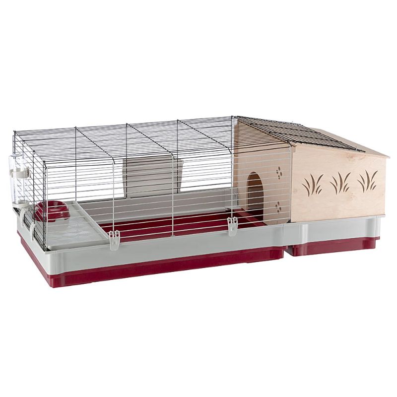 Photo 1 of Ferplast Krolik 140 Rabbit Cage & Wood Hutch
