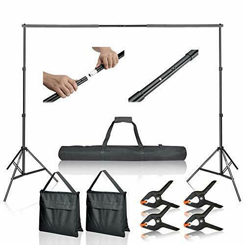 Photo 1 of Emart Photo Video Studio 10Ft Adjustable Background Stand Backdrop Support Syste
